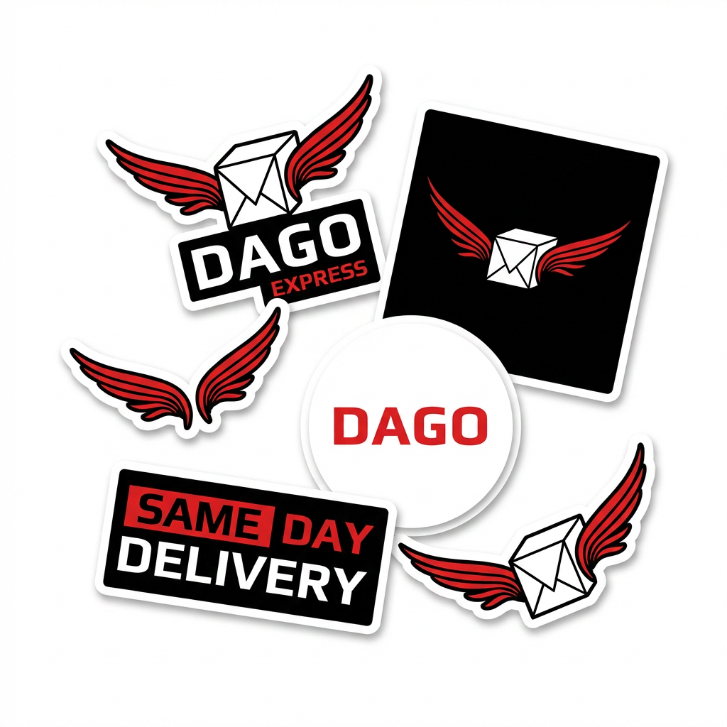 Aufkleber-Set DAGO Express